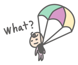 Parachute Babies (English ver.) sticker #1655011