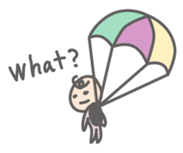 Parachute Babies (English ver.) sticker #1655011