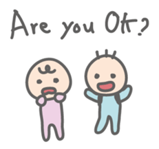 Parachute Babies (English ver.) sticker #1655017