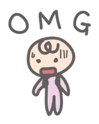 Parachute Babies (English ver.) sticker #1655020