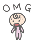 Parachute Babies (English ver.) sticker #1655020