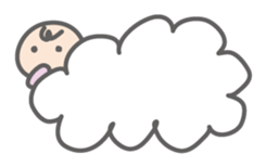 Parachute Babies (English ver.) sticker #1655021