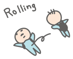 Parachute Babies (English ver.) sticker #1655024