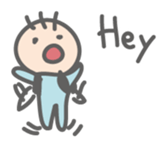 Parachute Babies (English ver.) sticker #1655027