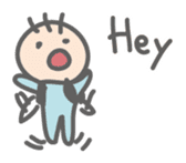 Parachute Babies (English ver.) sticker #1655027