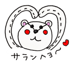 korea bear sticker #1655353