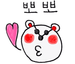 korea bear sticker #1655366
