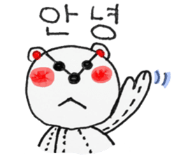 korea bear sticker #1655369
