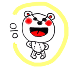 korea bear sticker #1655371