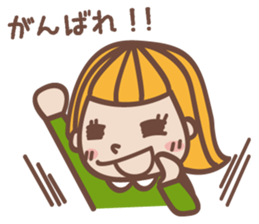 Sticker of cute girl sticker #1655708