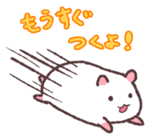 White hamster sticker #1655946
