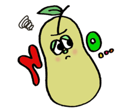 Colorful pop! super cute fruit friends sticker #1657550