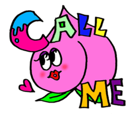 Colorful pop! super cute fruit friends sticker #1657551