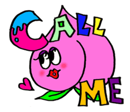 Colorful pop! super cute fruit friends sticker #1657551