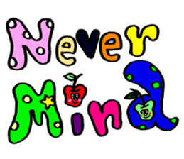 Colorful pop! super cute fruit friends sticker #1657554