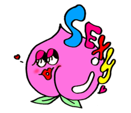 Colorful pop! super cute fruit friends sticker #1657561