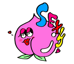 Colorful pop! super cute fruit friends sticker #1657561