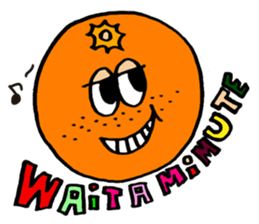 Colorful pop! super cute fruit friends sticker #1657567