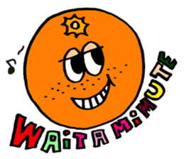 Colorful pop! super cute fruit friends sticker #1657567