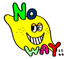 Colorful pop! super cute fruit friends sticker #1657574