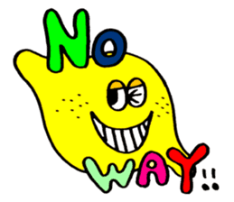 Colorful pop! super cute fruit friends sticker #1657574