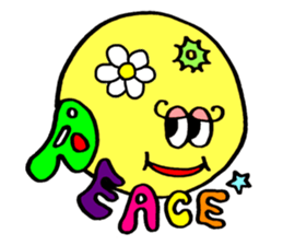 Colorful pop! super cute fruit friends sticker #1657576