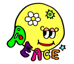 Colorful pop! super cute fruit friends sticker #1657576