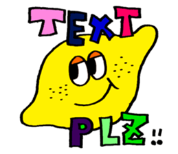 Colorful pop! super cute fruit friends sticker #1657582