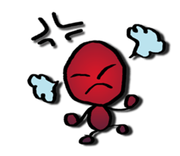 A happy colorful man has come. sticker #1657749