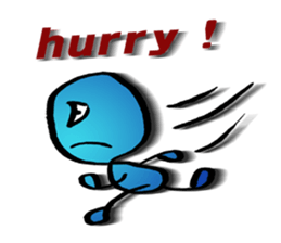 A happy colorful man has come. sticker #1657755