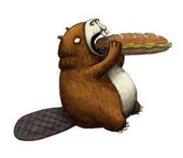 Beavers! sticker #1657920