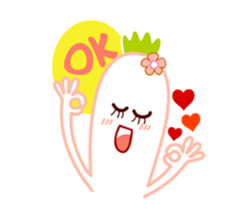 Litte Cute Radish Family sticker #1658390