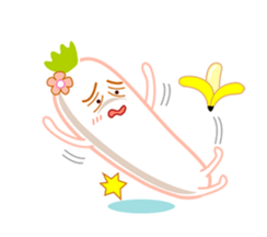 Litte Cute Radish Family sticker #1658393