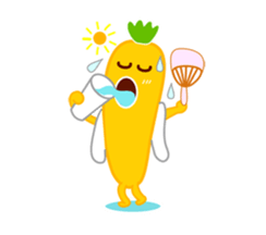 Litte Cute Radish Family sticker #1658394