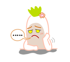 Litte Cute Radish Family sticker #1658407