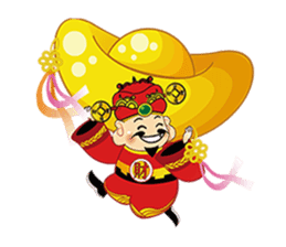 MONEY GOD sticker #1658706