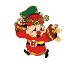 MONEY GOD sticker #1658707