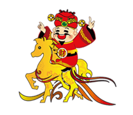 MONEY GOD sticker #1658710