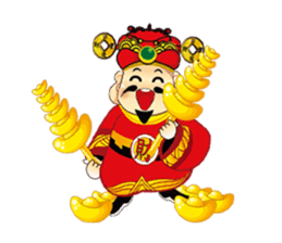 MONEY GOD sticker #1658712