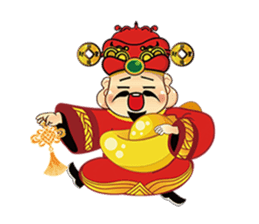 MONEY GOD sticker #1658713