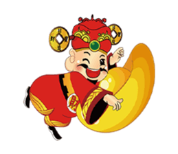 MONEY GOD sticker #1658714