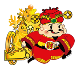 MONEY GOD sticker #1658715