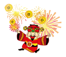 MONEY GOD sticker #1658718