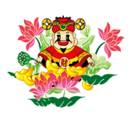 MONEY GOD sticker #1658720