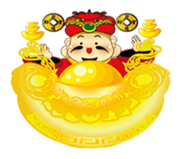 MONEY GOD sticker #1658721