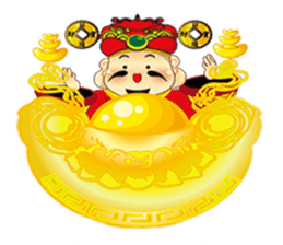 MONEY GOD sticker #1658721