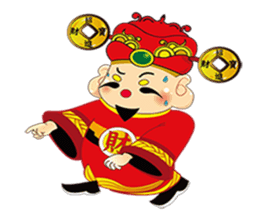 MONEY GOD sticker #1658722