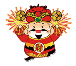 MONEY GOD sticker #1658725