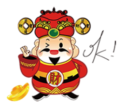 MONEY GOD sticker #1658726