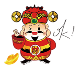 MONEY GOD sticker #1658726